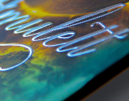 3D Metallic Foil on the Cover